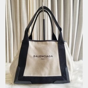 Balenciaga Canvas Cabas Medium Tote Bag